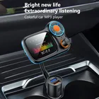 Audio Mp3 Aux Audio Receiver With Led Light QC3.0 Quick Charge Charger For Car FM Transmitter Car Mp3 Player