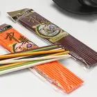 Wholesale Bulk 8 Inch Reusable Colorful Red Clear Plastic Chopsticks For Home Hotel Restaurant Use