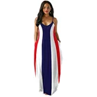 Pockets Hot Sale Summer V-Neck Sleeveless Halter Backless Girls' Casual Dresses With Pockets