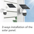 Outdoor Intelligent Solar Energy Alert Ptz Surveillance Camera With Solar Pane