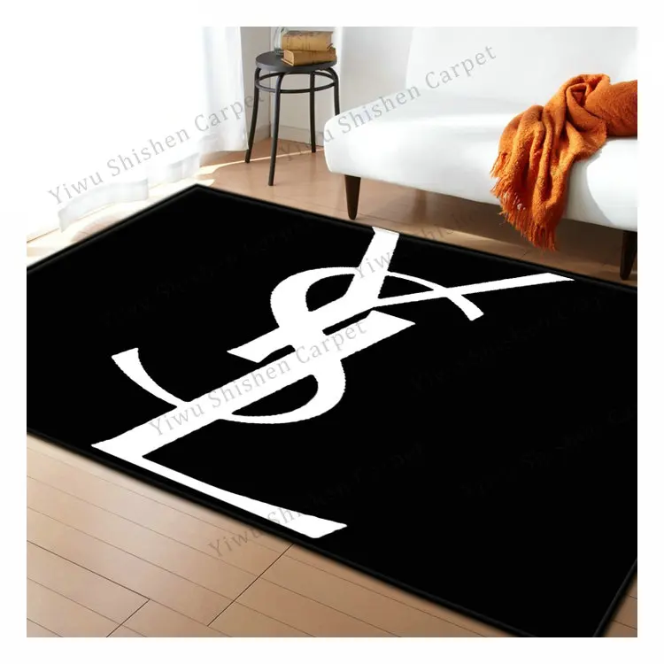 Anti slip custom digital print outdoor printedcarpets and rugs living room
