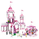 Toy Toy Block Set COGO 510 PCS Princess Castle Model Plastic Educational Building Blocks Legoed Bricks Set For Kids Toy