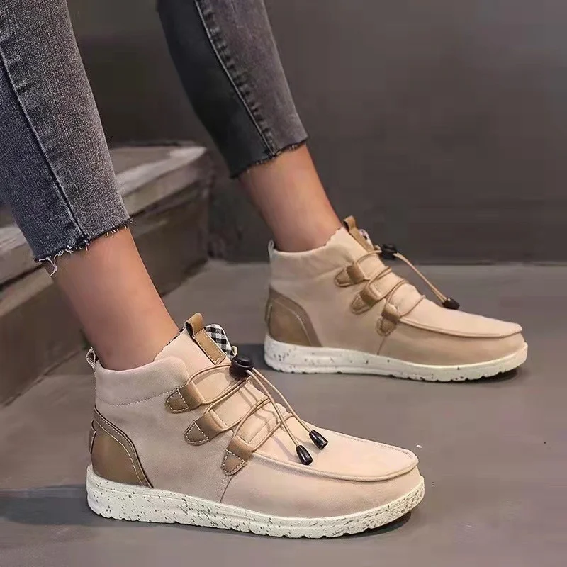 Lente Herfst Winter Vrouwen Straat Trend Mode Laarzen Werken Sneaker Lace  Up Boot Schoenen - Buy Vrouwen Katoen Schoen,Vrouwen Mode Boot,Werk  Sneakers Product on Alibaba.com