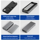 Hdd Aluminum M2 Ssd Case Usb 3.2 Hdd Casing Nvme Enclosure M.2 To Usb Type C Hard Disk Case Thunderbolt 3 Ssd Enclosure