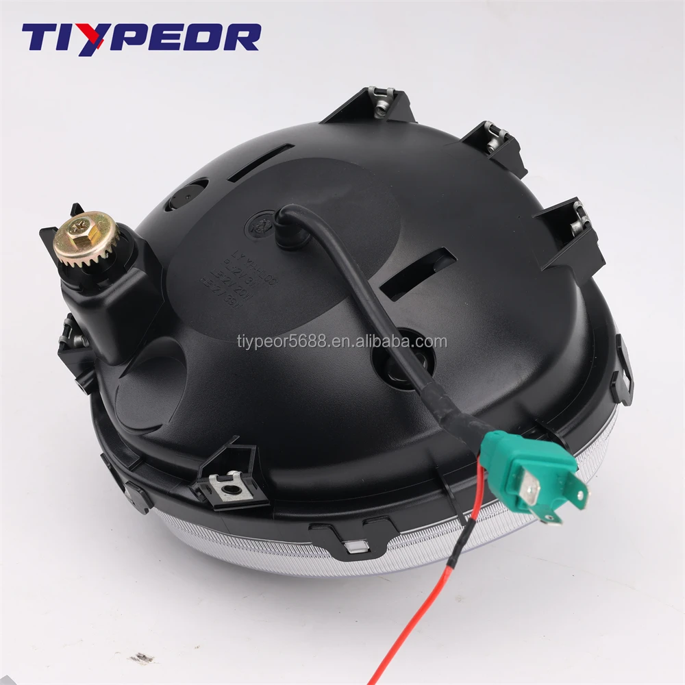 product tiypeor e mark assembly headlight high low beam motorcycle led headlight for 2017 yamaha v star 1300 xvs13cthl tourer headlamp-11