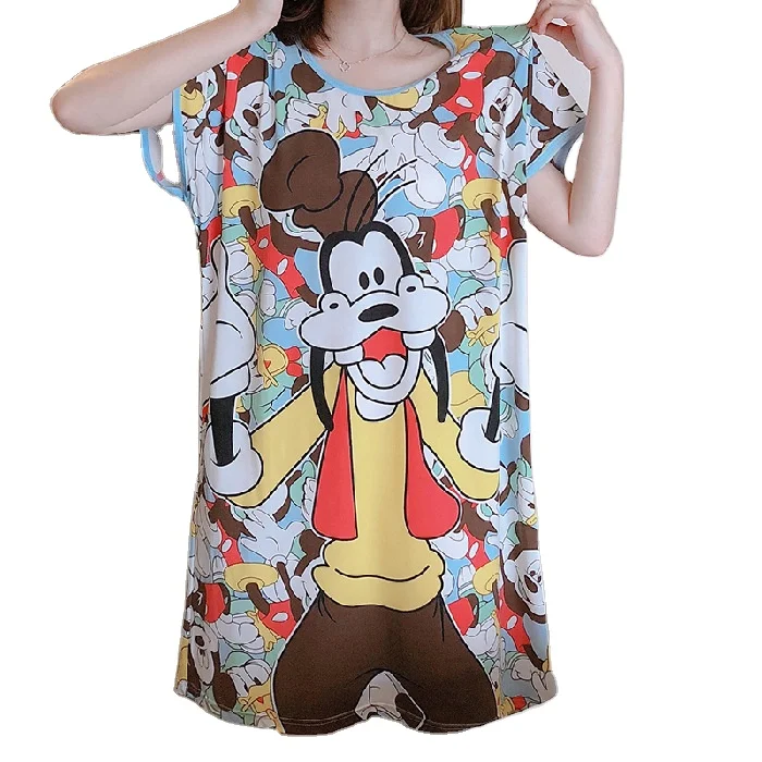 Women's Nightgown Short Sleeve 