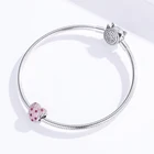 Heart Valentines Gift Silver Jewelry Diy Bracelet SLIVER CHARM Heart Beads