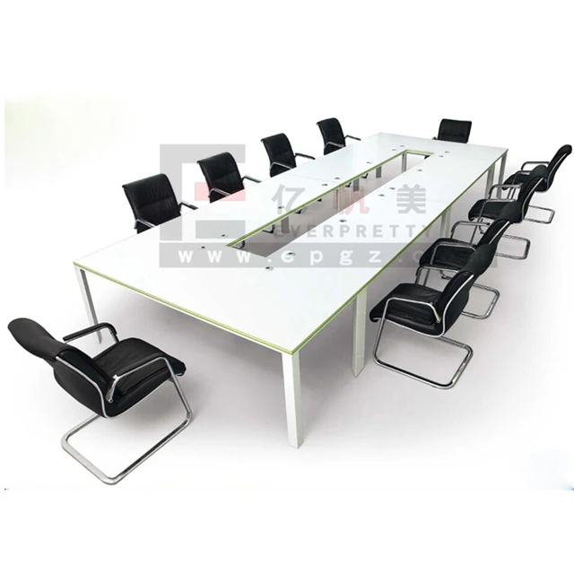 white office meeting table