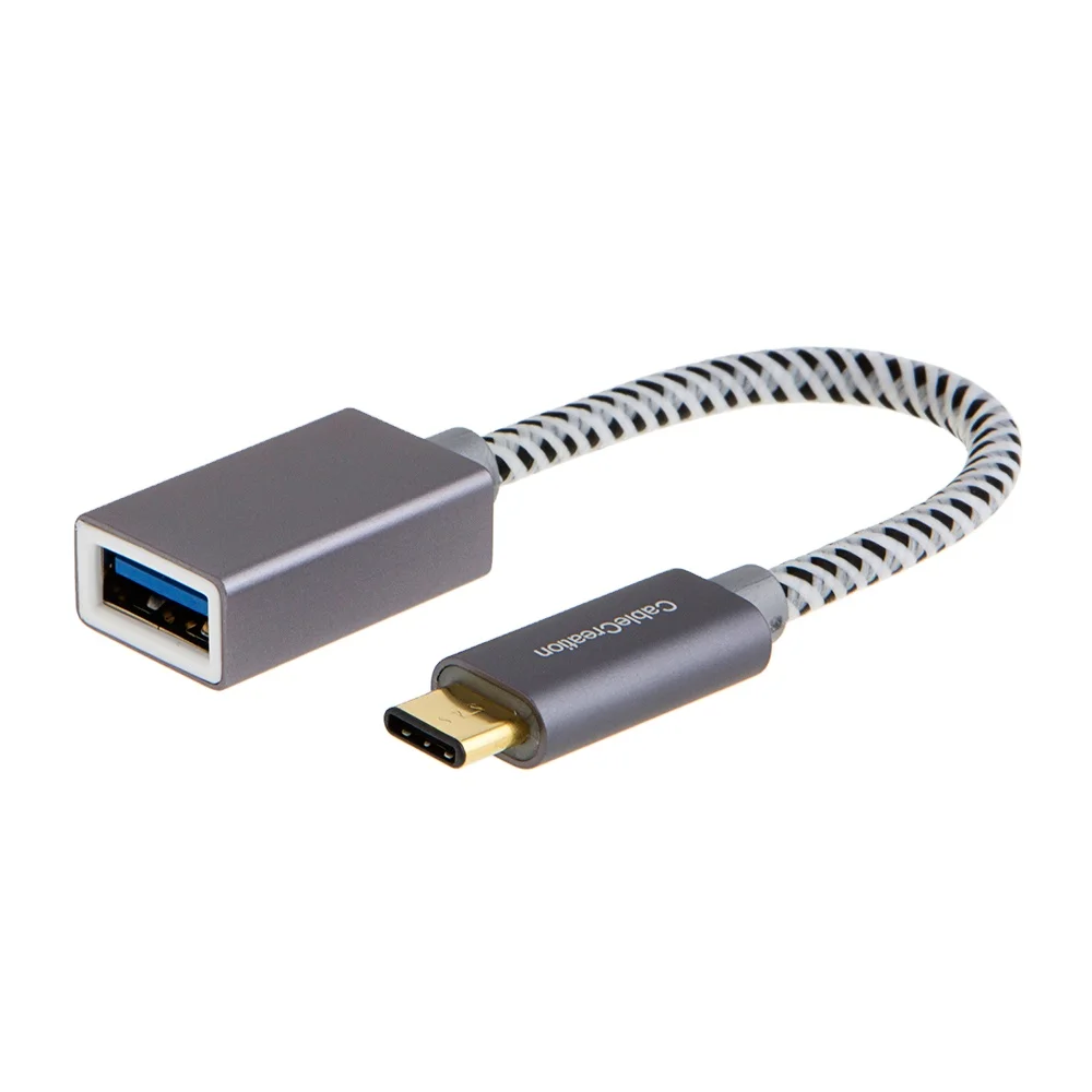 Cablecreation 2-pack Usb C To Usb 3.0 Female Otg Adapter For Samsung Or  Other Smart Phones Usb Adaptor - Buy Usb Otg Adapter Cable,Usb A To Usb C  Adaptor,Usb C Male To
