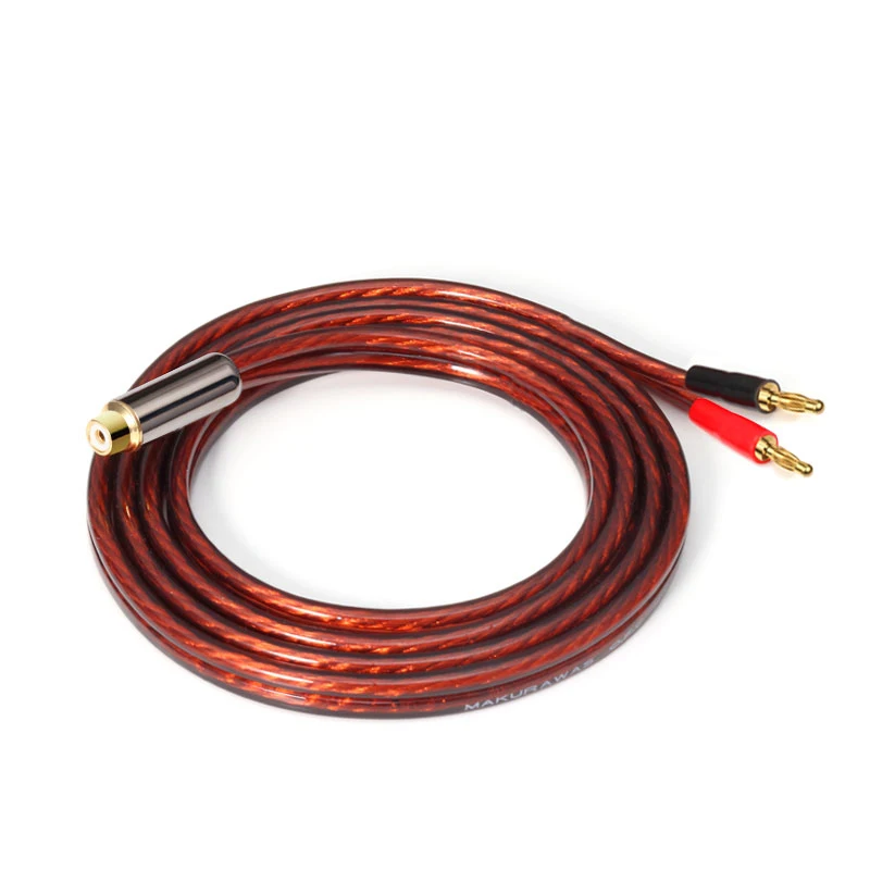 hifi banana plug speaker cable