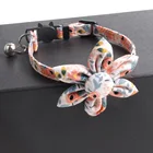 Sunflower Sunflower Accessories Multi Color Polyester Flower Bowtie Cat Pet Flower Collars