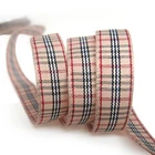 Clothing 7/8" Inch 3.1-102mmScottish Sanding Polyester Decoration Ornament Clothing Custom Ribbon For Garment
