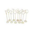 Table Party Party Wholesale Durable Vintage Rustic Wooden Table Numbers 1-20 Wood Table Number For Wedding Party