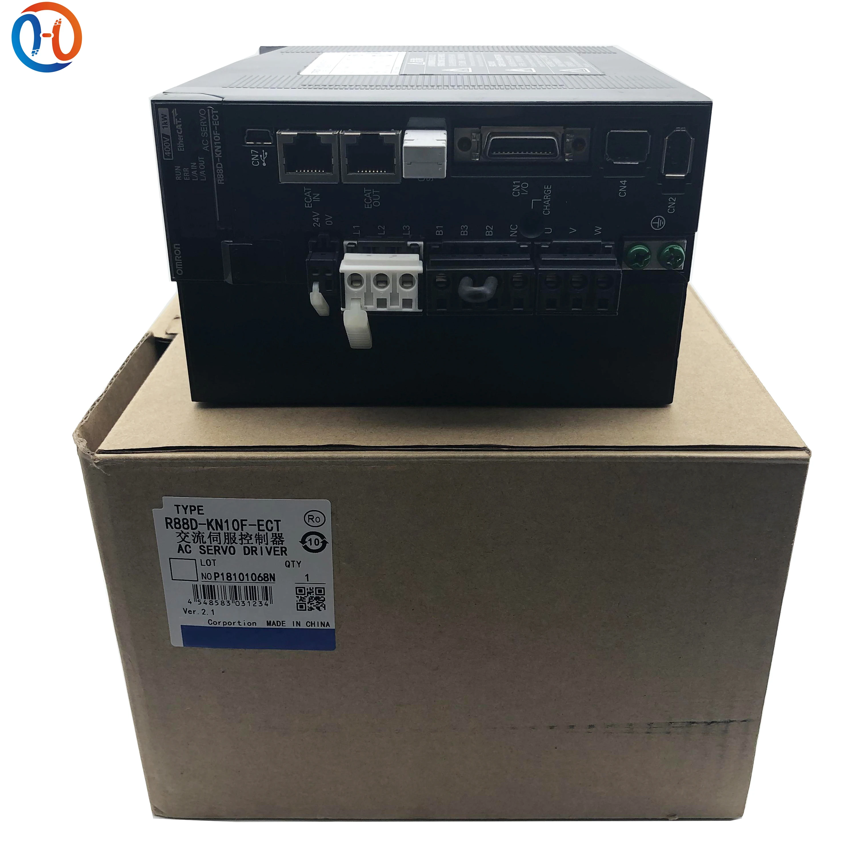 new original omron r88d servo drive built with ethercat communication it ensures high precision motion control and rapid response equipped with multi protection design it stably drives servo motors for industrial automation and precision positioning-5