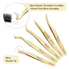 Eyelash Tweezers Eyelash Wholesale Lash Tweezers Set Best Selling Volume Eyelash Tweezers High Quality Tweezer Case