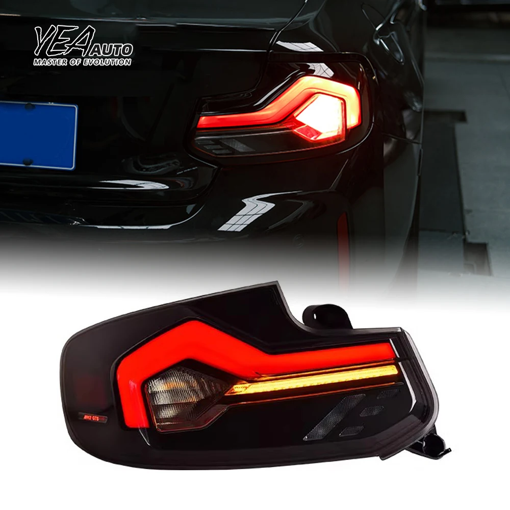 product modified high version taillights taillight for bmw 2 series m2 f22 f23 f87 2014 2020 tail lights rear lamp plug and play-4