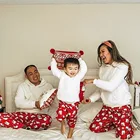 Sleepwear Women New Arrivals Lovely Family Sets Warm Sleepwear Christmas Matching Pajamas Sets