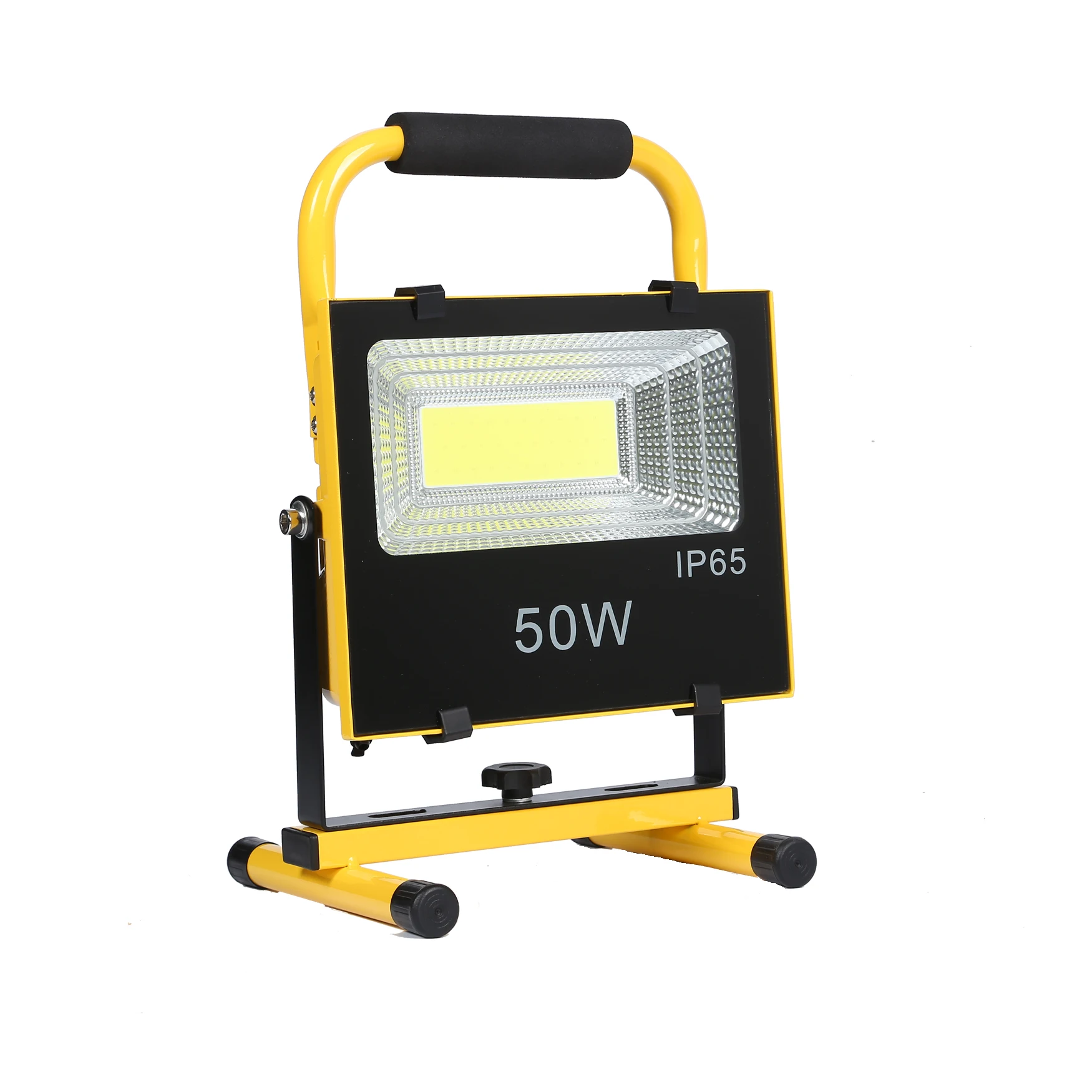 30W 2400LM Solar Portable Rechargeable LED Flood Light Outdoor Work Spot Lamp 