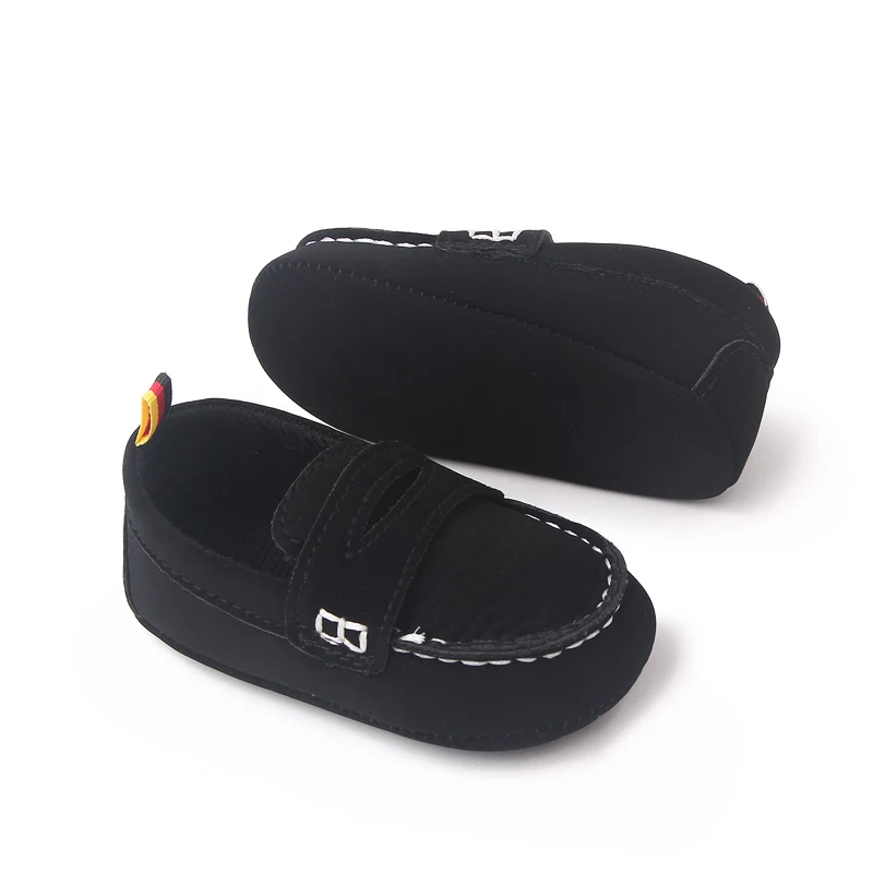Baby Solid Color Toddler Shoes Fashion Peas Shoes British Style Spring and Autumn Infants Shoes details