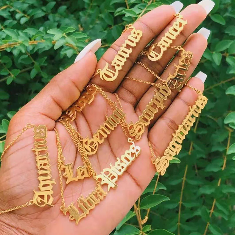 Letter Constellations Necklace 