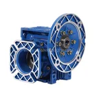 Reducer Worm Gear Reducer Precision Quality 2.6-1760n.m Aluminum Iron Blue Color Worm Gear Speed Reducer