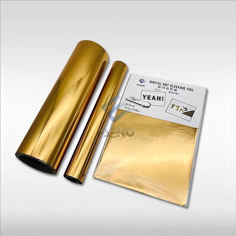 Hot Press Decorative Hot Transfer Foil Sleeking Film Sublimation Gold