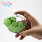Baby Yongli Ice Cream Teether Easy-Hold Easy To Hold Bpa Free Bean Shape Flexible Clear Baby Teether Silicone