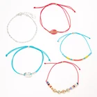 Shell Glass Beads Bracelet JOJO Wholesale Custom Colorful Cute Shell Glass Beaded Bracelet