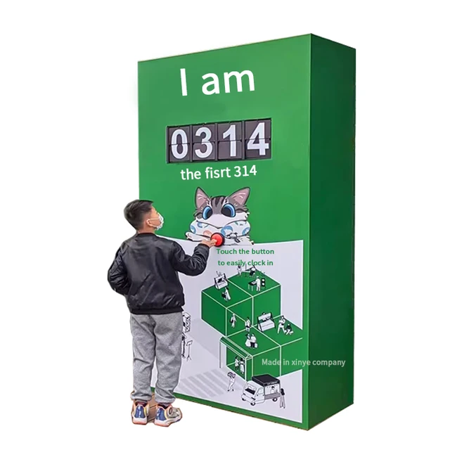 Made In China Digital Board Playground Display Landmark Outside Standing Board