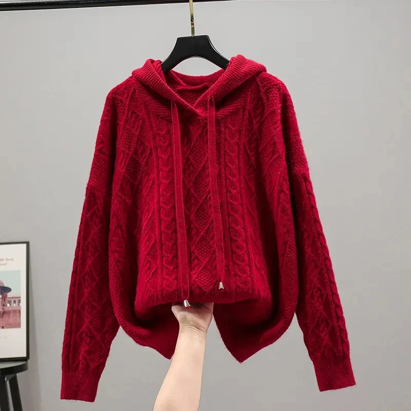 Autumn Crewneck Crochet Tops Jumper Korean Women's Sweater 2023 Trend Clothes Sweaters for Women Knitted Fashion Pullover