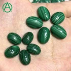 Cabochon ArthurGem Natural Malachite Oval Cabochon Loose Gemstone Cabochon For Jewelry Making