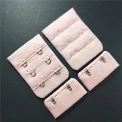 Factory Direct Three Rows Two-Button Garment Bra Accessories Underwear Hook Bra Hooks And Eyes Closure For Underwear