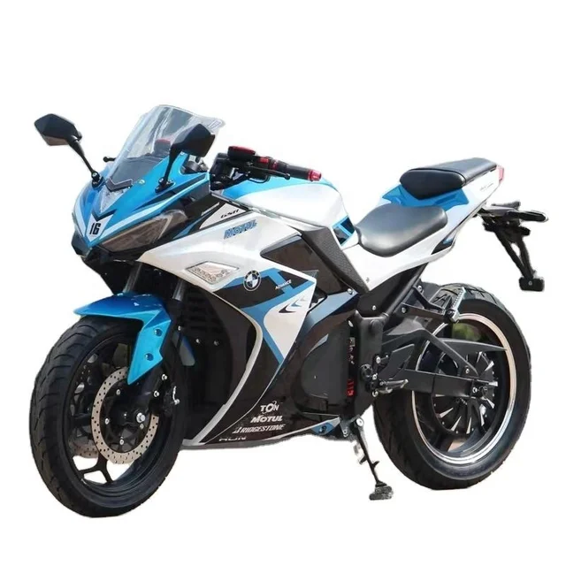 High Power 5000W 72V Adult Electric Racing Motorcycle Motocross Fast Racing 120km/h 2 Wheel Electric Motorcycle Adult