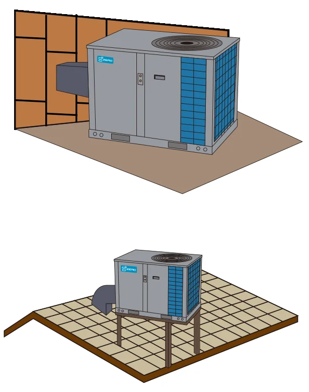 Rooftop Packaged Unit, Inverter, HVAC, 10-15 - detail 20