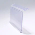 Holder Plastic Tag Plastic Holders Price Tags Transparent PVC Data Label Holder Strip Plastic Price Tag Holder