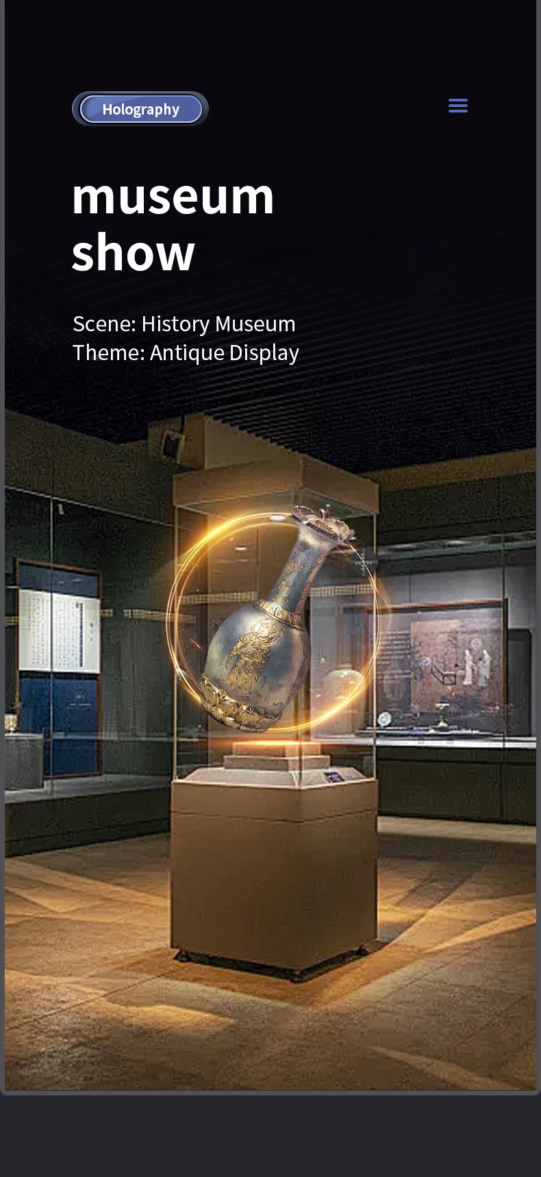 Mobile App Control 60cm Holographic Fan 3d Hologram Projector HD Good Advertising Animation Wall 3D Hologram Fan - Image 8