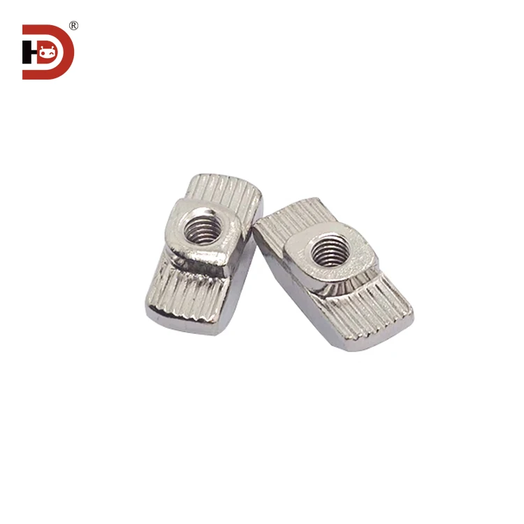 Aluminum Profile T-shaped Nut 20/30/40/45 M3-M4-M5-M6-M8 Hammer Boat Shaped Locking Component supplier