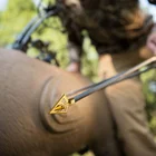 Broadheads 3 PCS Pack 125 Grain Hunting Broadhead Titanium Coating 4 Blade Crossbow Archery Broadheads