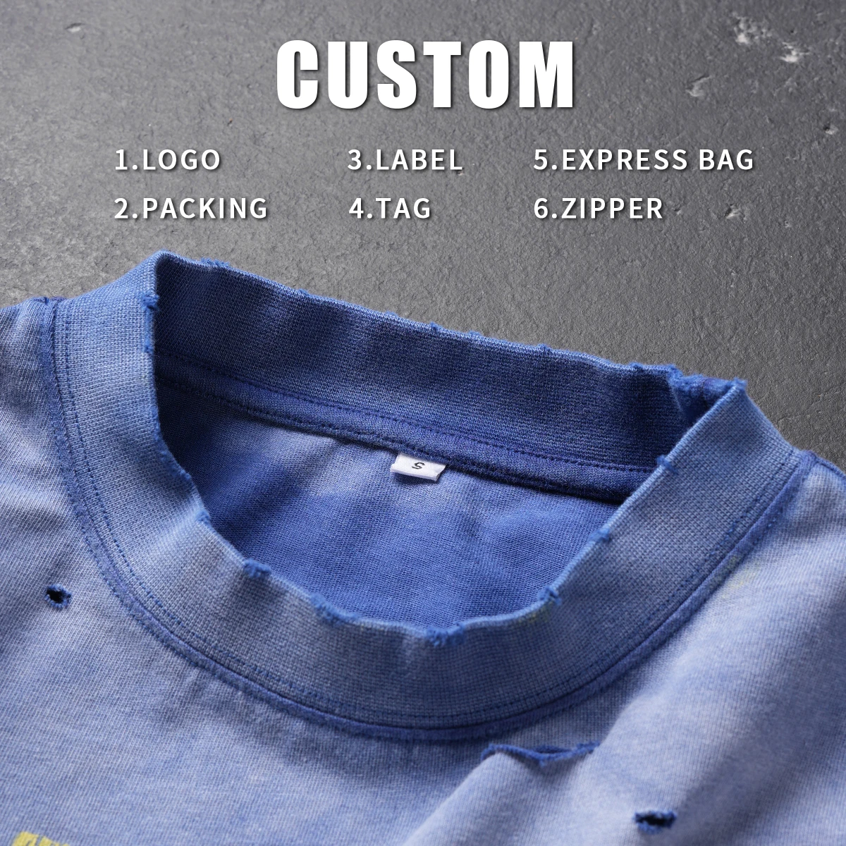 product custom graphic t shirt mens tshirt streetwear oversized crop drop shoulder heavyweight vintage acid wash t shirt for men-1