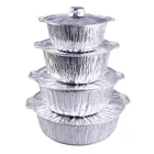 Aluminum Tray High Quality 5 Sizes Aluminum Disposable Foil Cooking Pots Catering Turkey Tray