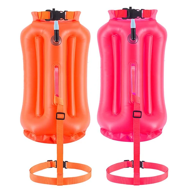 Waterproof Air Bag Swim Buoy Dry Bag with Waistbelt Kayaking Storage Swimming Drift Bag 