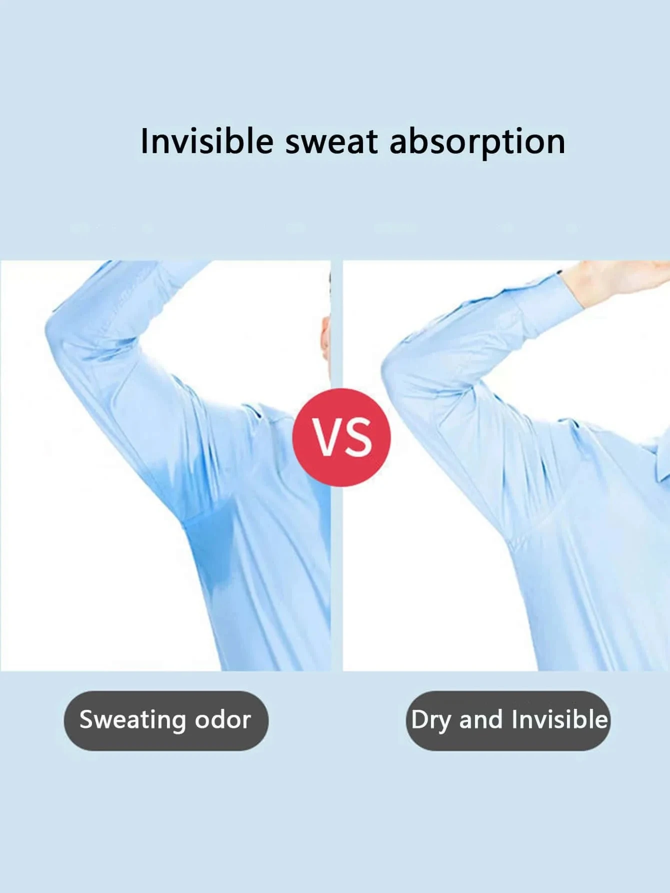 OEM/ODM Anti-Odor Moisture Wicking Modal Against Underarm Women's Modal Sweat Proof Undershirt T Shirt