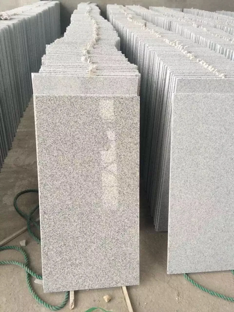 Chinese natural stone granite g603 granite slabs grey paving stone honed G603 granite floor and tiles cheap