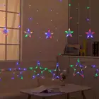 Holiday Hesheng Christmas LED Lights 110- 220V Romantic Fairy Star LED Curtain String Lighting For Holiday Wedding