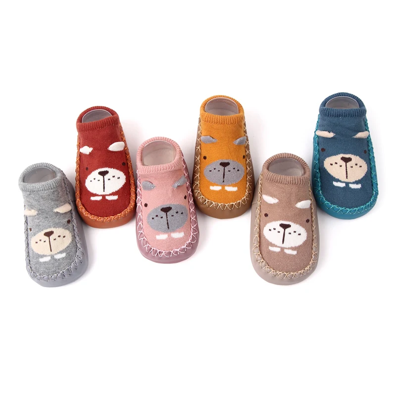 Spring New Baby Toddler Shoes and Socks Non-slip Children's Indoor Floor Socks Soft Soled Baby Shoes and Socks factory