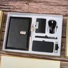 Items Hot Items 2021Enterprise Portfolio Gift Notebook U Disk Gift Mobile Power Combination Gift