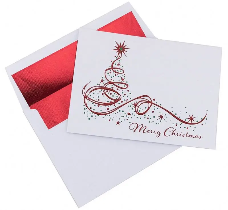 greetings gift gold glitter card for christmas envelop mail you