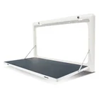 HEYRV White Color Long Lasting Foldable RV Dining Tables With Led Light Caravan Picnic Table RV Parts
