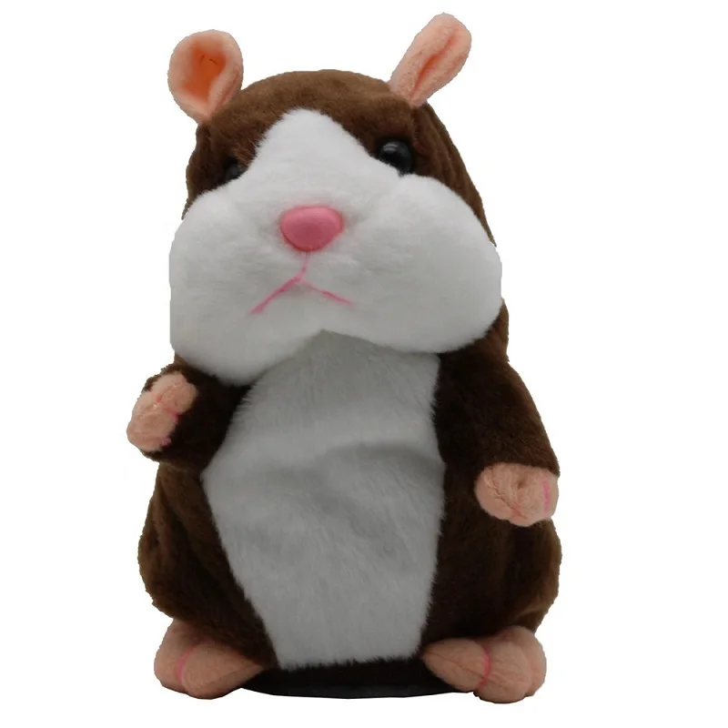 Cute Talking Hamster Repeats Electronic Pet Interactive Toys Gift for Kids UK 