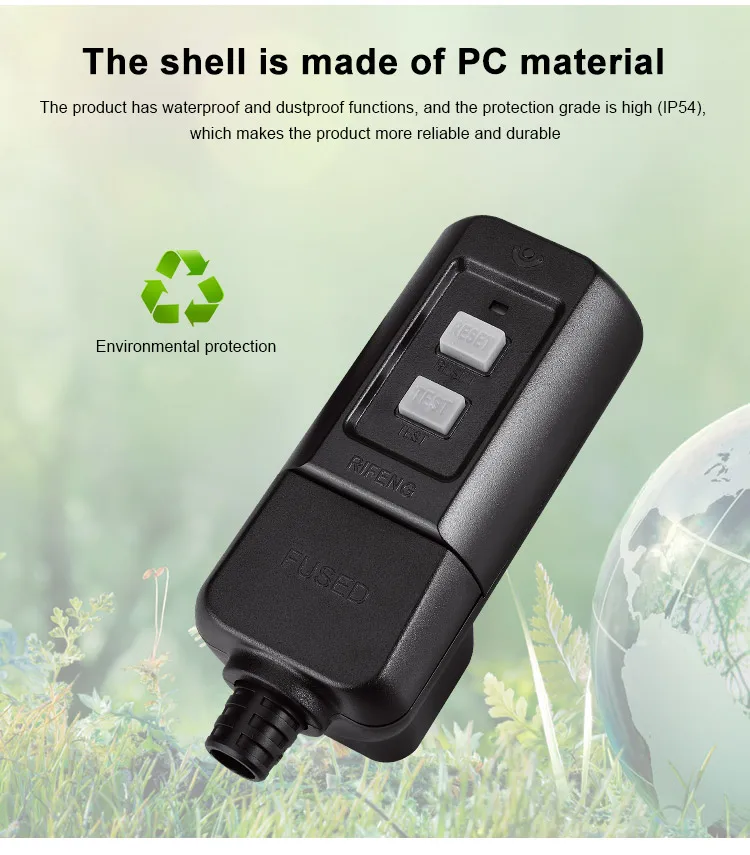 british standard detachable plug-in leakage protec